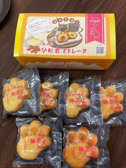 かば君マドレーヌ（6個入り）